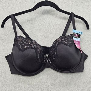 Maidenform‎ DM 1195 Comfort Devotion Love Your Lift Black Bra 40C